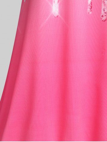 Plus Size & Curve Ombre Color Flowy Tank Top