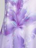 Plus Size & Curve Butterfly Floral Print Flowy Cami Top -  