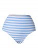 Feather Dreamcatcher Print Top And Stripe Bottoms Set -  