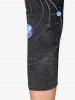 Plus Size & Curve Galaxy High Waisted Capri Leggings -  