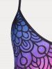 Plus Size & Curve Bohemian Print Ombre Color Cami Top -  