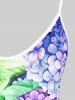 Plus Size & Curve Floral Print Flowy Cami Top -  