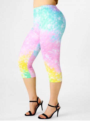 Plus Size & Curve High Waisted Ombre Leggings