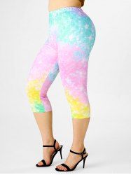 Plus Size & Curve High Waisted Ombre Leggings -  