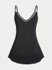 Plus Size & Curve Colorful Butterfly Print Flowy Cami Top -  