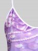 Plus Size & Curve Butterfly Print Flowy Cami Top -  