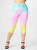 Plus Size & Curve High Waisted Ombre Leggings -  
