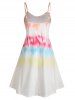 Tie Dye Short Cami Dress -  