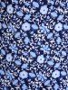 Maillot de Bain Découpé Embelli à Volants de Grande Taille - Bleu profond 3X