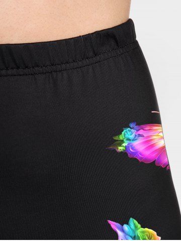 Plus Size & Curve Butterfly High Rise Leggings