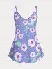 Plus Size & Curve Cottagecore Floral Tank Top -  