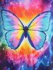 Plus Size & Curve Galaxy Butterfly Print Cami Top -  