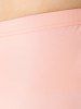 Plus Size Applique Ruched High Waist Capri Leggings -  