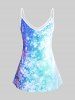 Plus Size & Curve Ombre Floral Print Cami Top -  
