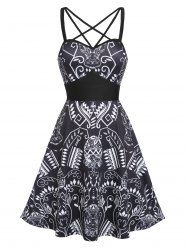 Criss Cross Rabbit Egg Easter Dress -  