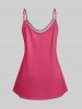Butterfly Floral Ombre Tank Top and Capri Leggings Plus Size Bundle -  