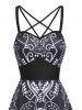 Criss Cross Rabbit Egg Easter Dress -  