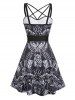 Criss Cross Rabbit Egg Easter Dress -  