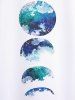 Plus Size & Curve Earth Pattern Short Sleeves Tee -  