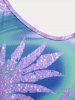 Plus Size & Curve Pineapple Swirl Printed Tank Top -  