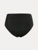 Plus Size & Curve Print Modest Tankini Swimsuit -  