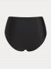 Plus Size & Curve Plunge Handkerchief Tummy Control Modest Tankini Swimsuit -  