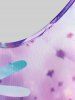 Plus Size & Curve Dragonfly Ombre Tank Top -  