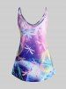 Plus Size & Curve Dragonfly Ombre Tank Top -  