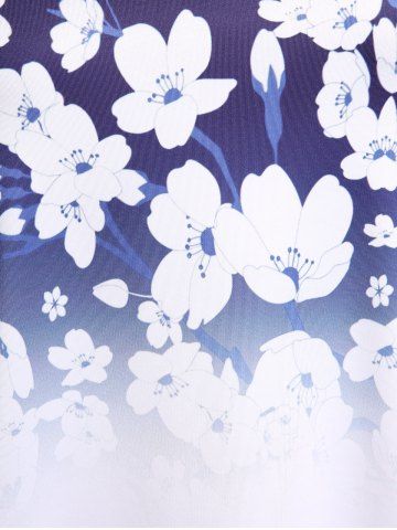 Floral Ombre Tee and Leggings Plus Size Summer Outfit