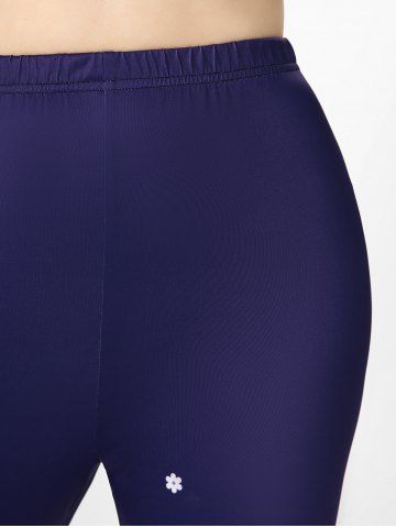 Floral Ombre Tee and Leggings Plus Size Summer Outfit