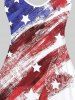 Plus Size & Curve American Flag Print Patriotic Tank Top (Adjustable Straps) -  