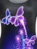 Plus Size & Curve Butterfly Print T-shirt -  