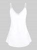 Plus Size & Curve Beer Stars Print Patriotic Tank Top -  
