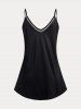 Plus Size & Curve Butterfly Print Tank Top -  