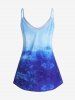 Plus Size & Curve American Flag Rose Ombre Patriotic Tank Top -  