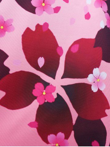 Plus Size & Curve Crisscross Floral Sleeveless Dress