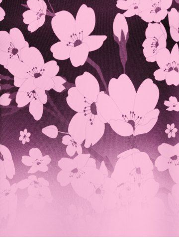 Plus Size & Curve Cottagecore Floral Print Tee