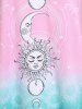 Plus Size & Curve Sun and Moon Ombre Tank Top -  