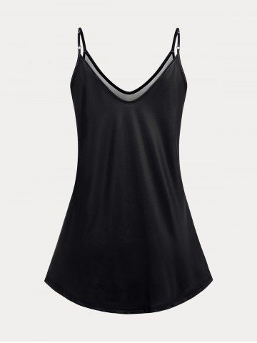 Plus Size & Curve Butterfly Galaxy Tank Top