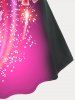 T-shirt Curve à Imprimé Papillon de Grande Taille - Rose clair 3X | US 22-24