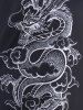 Plus Size & Curve Chinoiserie Dragon Print Oriental Tank Top -  