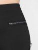 Legging Embelli de Bouton de Grande Taille - Noir L
