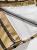 Men's Button Up Vertical Striped Short Sleeve Casual Summer Beach Shirt -  