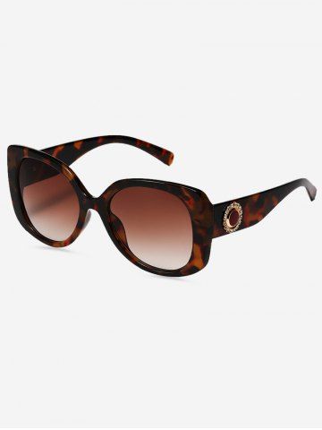 Rhinestone Embellish Square Sunglasses