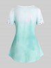Plus Size & Curve Cottagecore Floral Print Tee -  