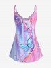 Plus Size & Curve Butterfly Stars Tank Top -  