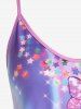 Plus Size & Curve Butterfly Stars Tank Top -  