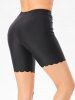 Scalloped High Rise Swim Bottom -  