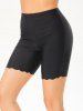 Scalloped High Rise Swim Bottom -  