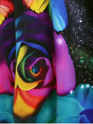 Plus Size 3D Glittery Sparkles Butterfly Crisscross A Line Sleeveless Dress